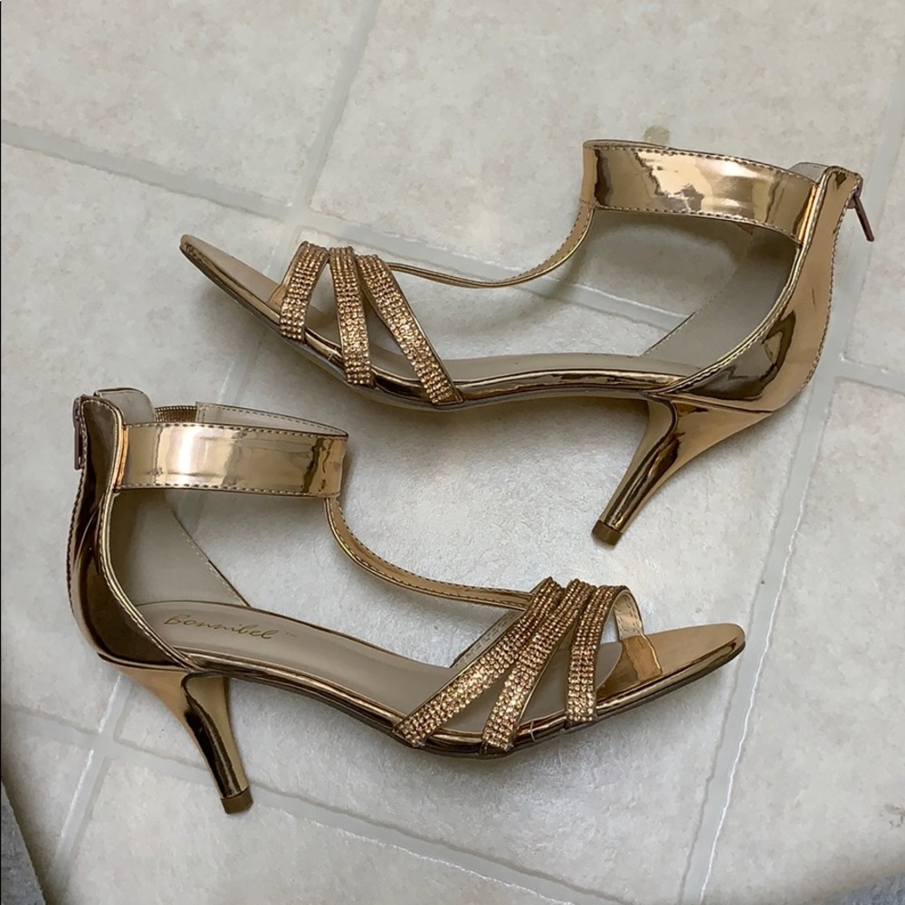 Rose gold heels